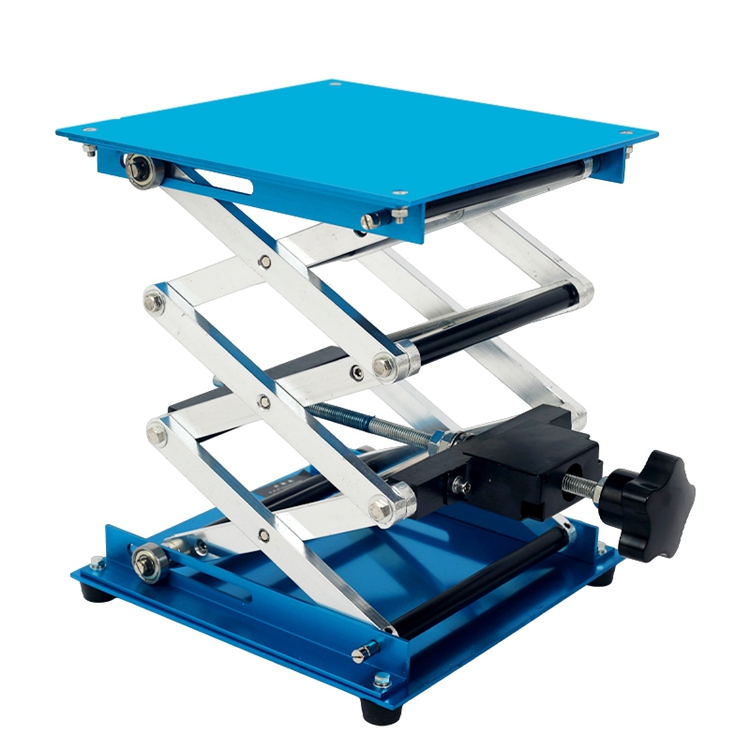 3-Stage Anodized Aluminum Scissor Lift Table