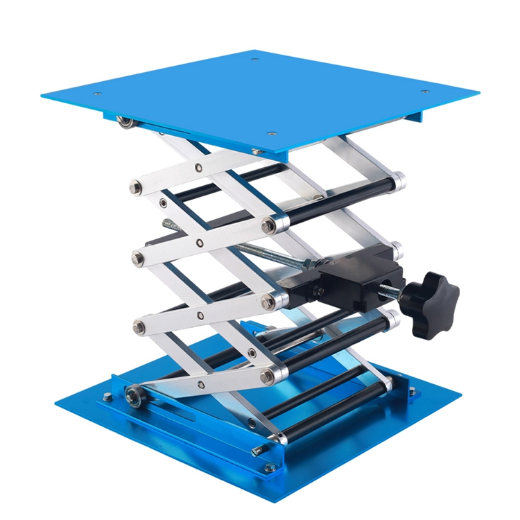 4-Stage Anodized Aluminum Scissor Lift Table