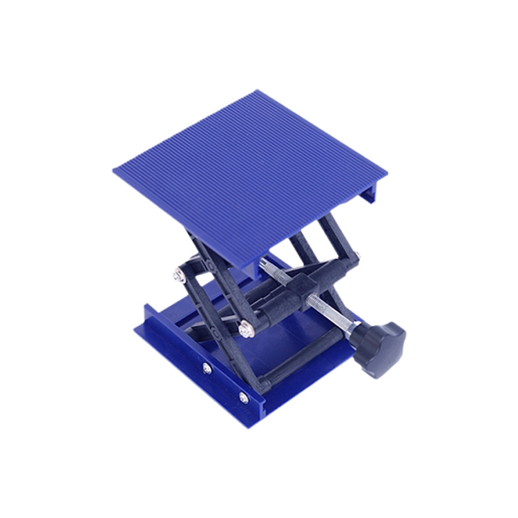 100x100mm Plastic Steel Scissor Lab Jack Stand