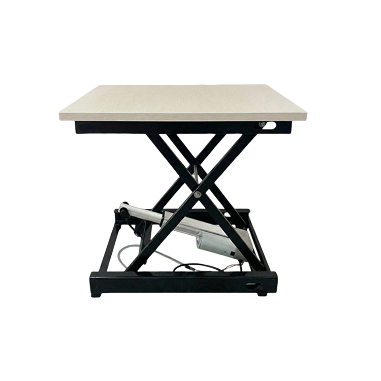 500x400mm Single Motor Single Scissor Lift Table with Wooden Top