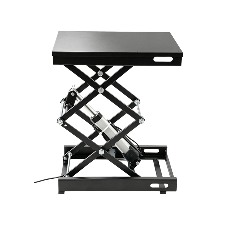 300x400mm Single Motor Double Scissors Lift Table with Steel Top