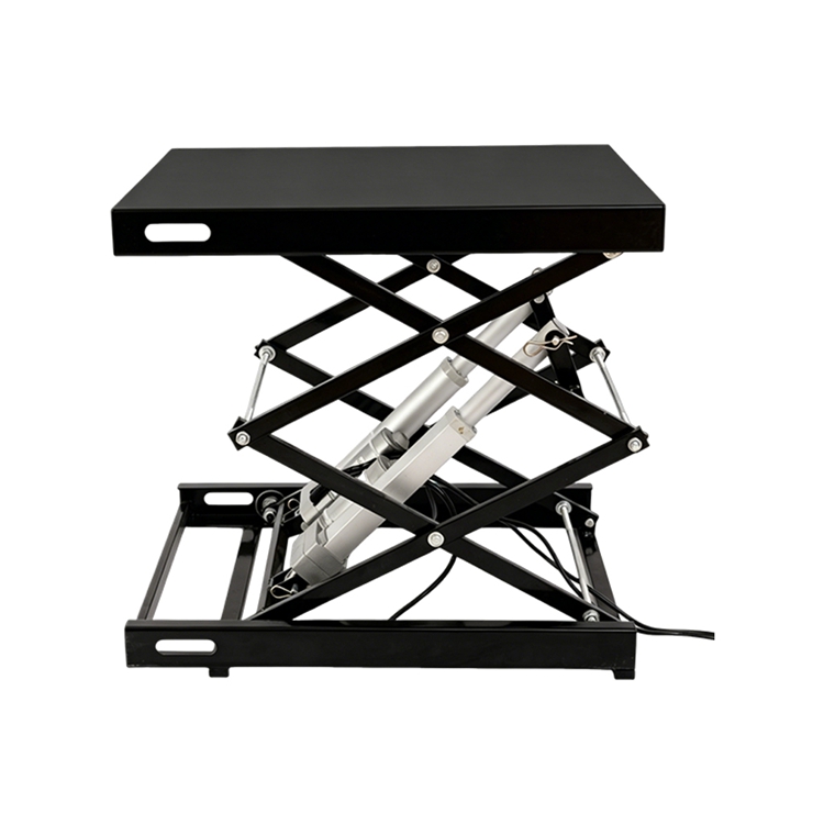500x400mm Dual Motor Double Scissors Lift Table with Steel Top