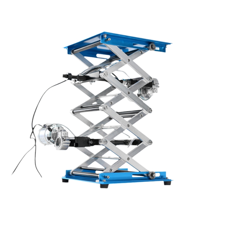 300x400mm Dual Motor 4-Stage Anodized Aluminum Electric Lift Table