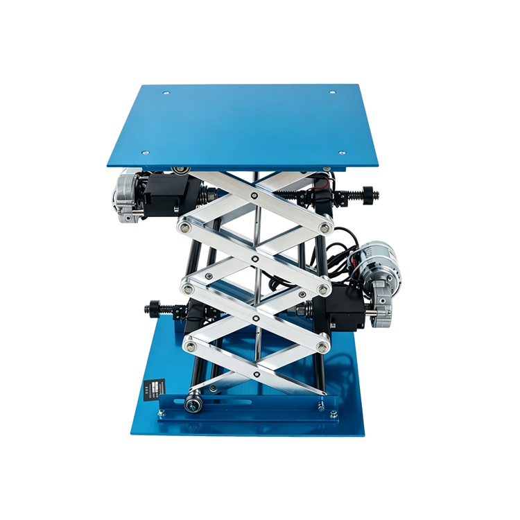 300mm Dual Motor 4-Stage Anodized Aluminum Electric Lift Table