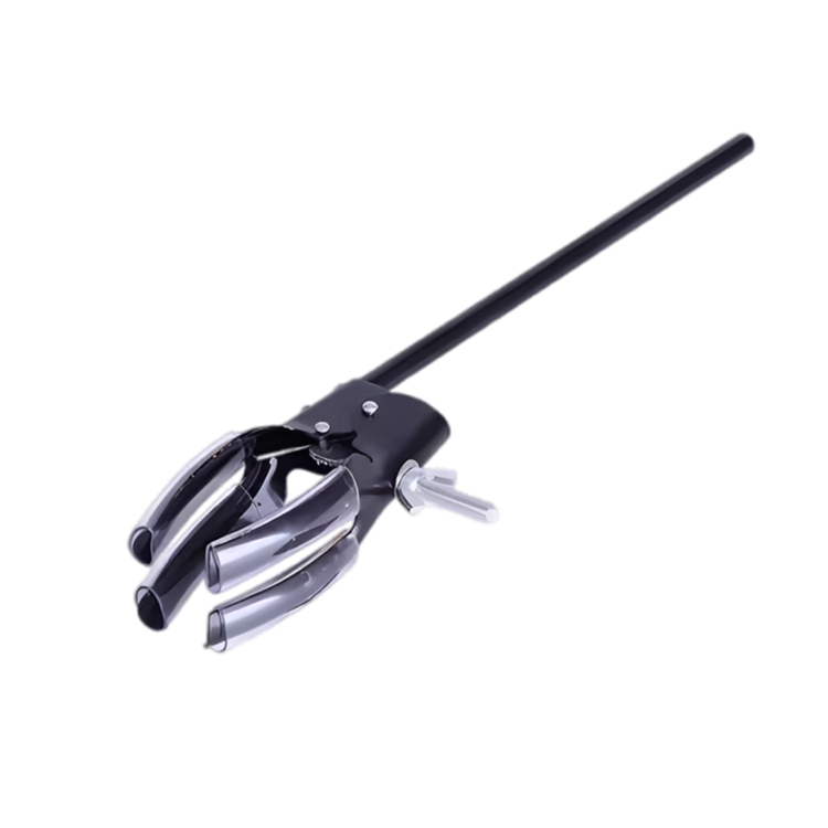 Black Coated 3-Prong Universal Extension Clamp (Large)